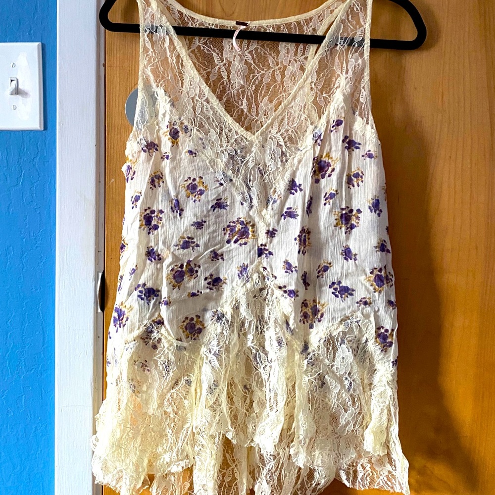 Free people lace top